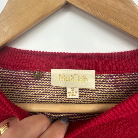 Modcloth Red Fox Pattern Sweater - Picture 4 of 6